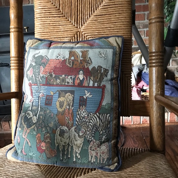 Other - Rare Vintage Noah’s Ark Pillow